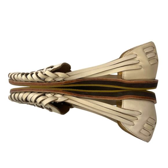 Nisolo Huarache Sandal bone leather Sz 9.5 - Picture 4 of 7